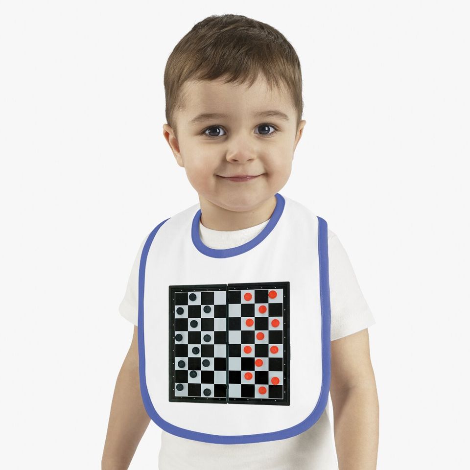 Checkers Board Costume Halloween Board Games Baby Bib