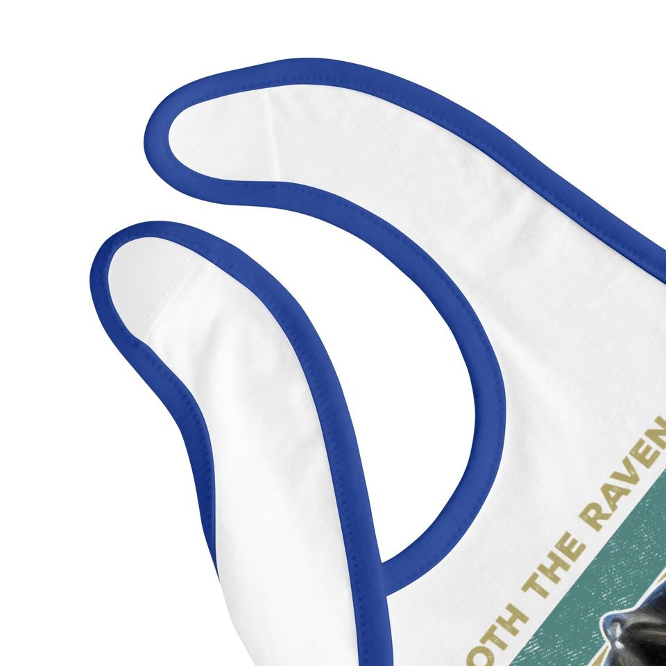 Quoth The Raven Nevermore Baby Bib