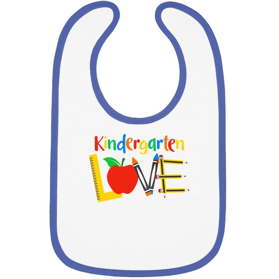 Kindergarten Love Teacher  baby Bib