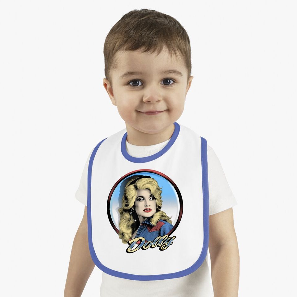 Dolly Parton Western Baby Bib