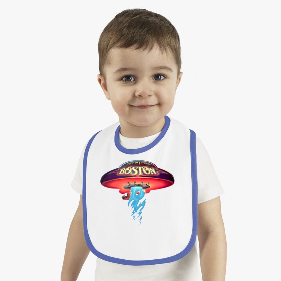 Boston Rock Band Mans Soft Bib