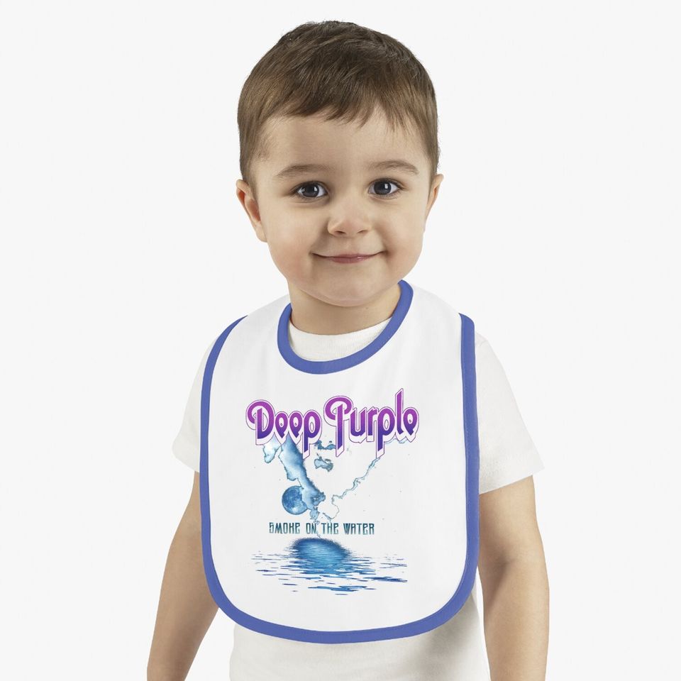 Deep Purple Smoke On The Water Baby Bib