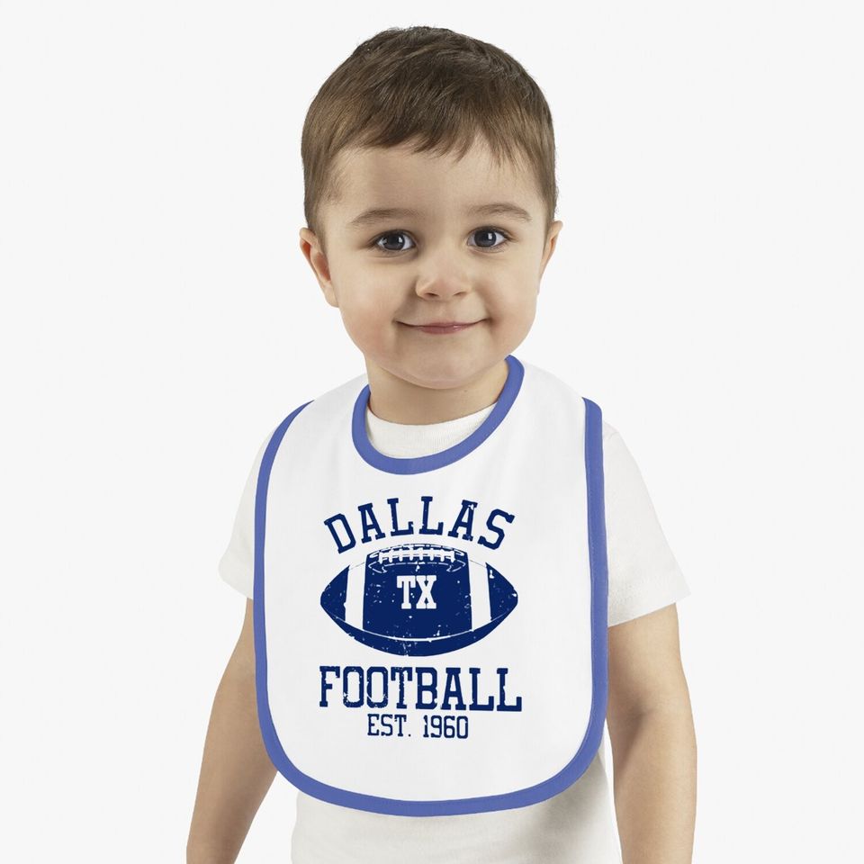 Dallas Cowboys Football Baby Bib