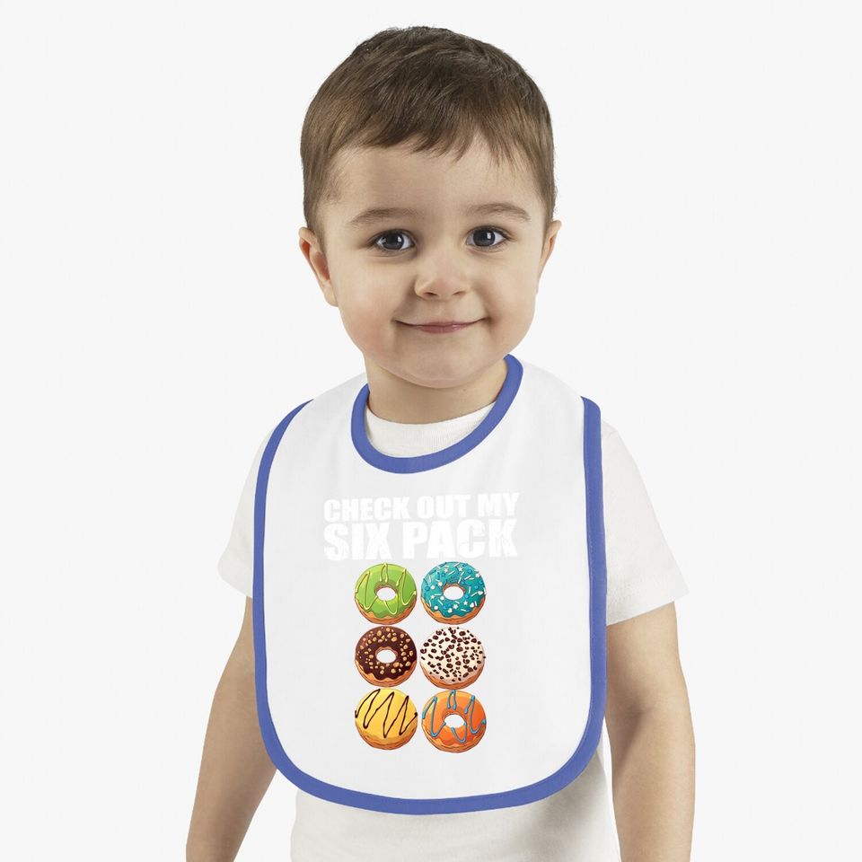 Halloween Donuts  check Out My Six Pack Baby Bib