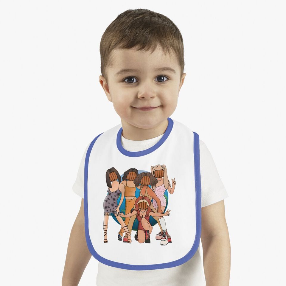 Pumpkin Spice Girls Baby Bib