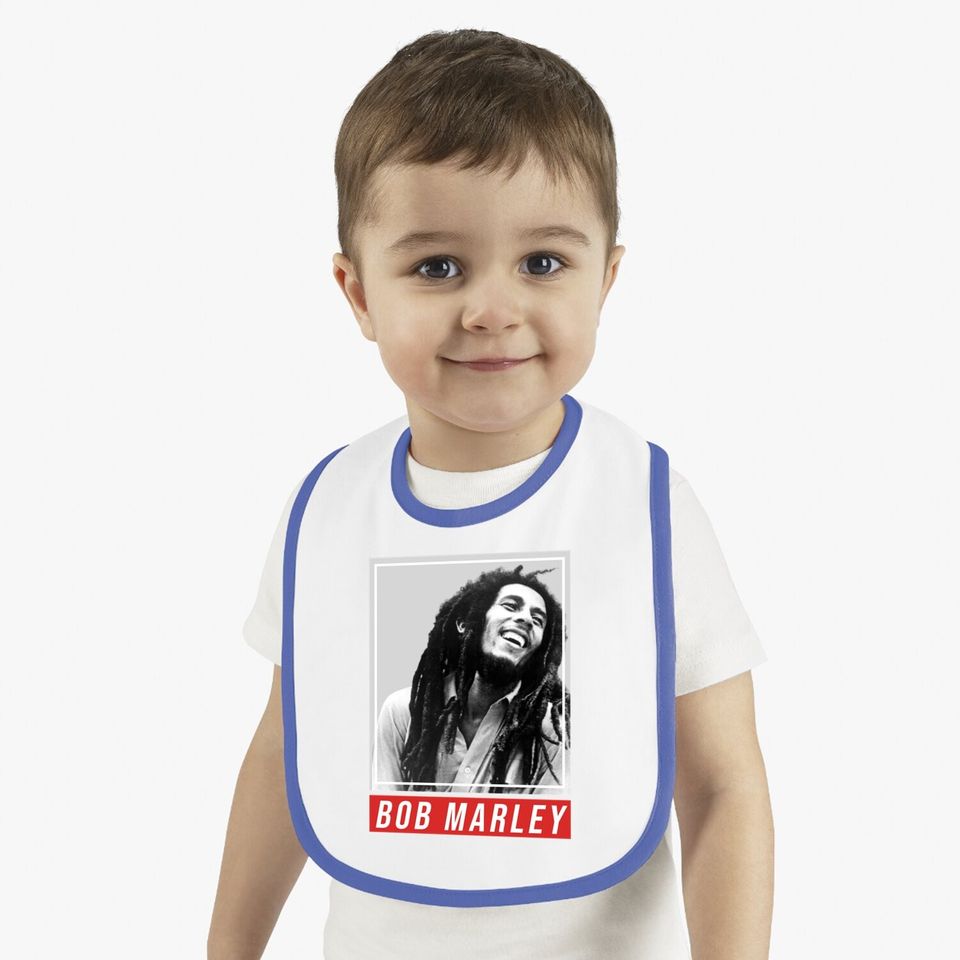 Bob Marley Reggae Baby Bib