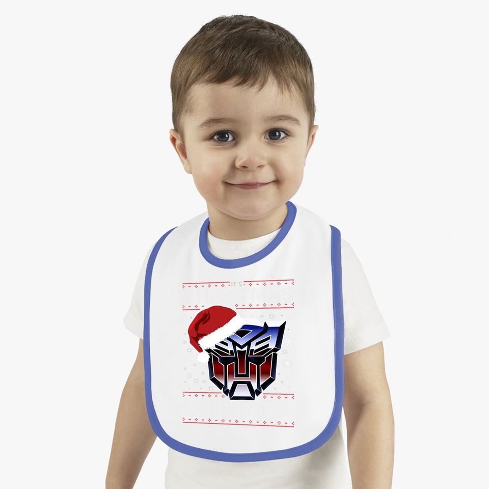 An Autobot Merry Christmas Transformers Essential Baby Bib