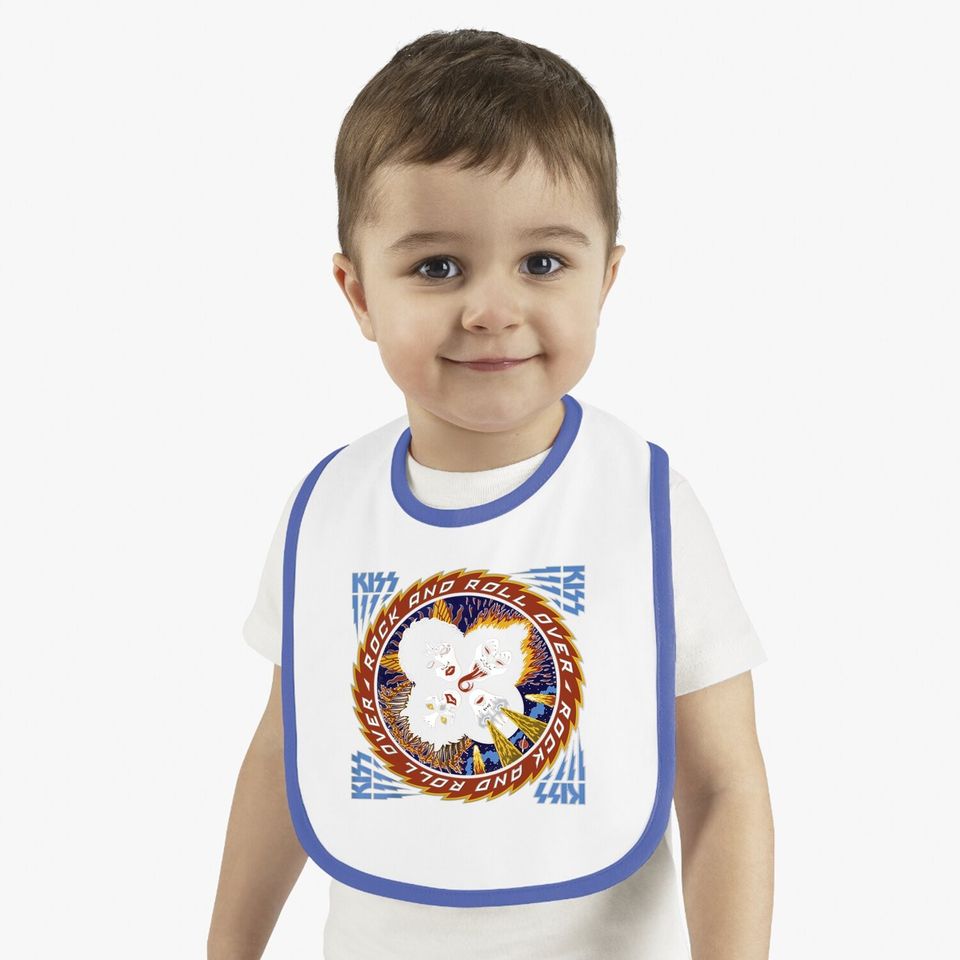 Kiss Rock Band Baby Bib