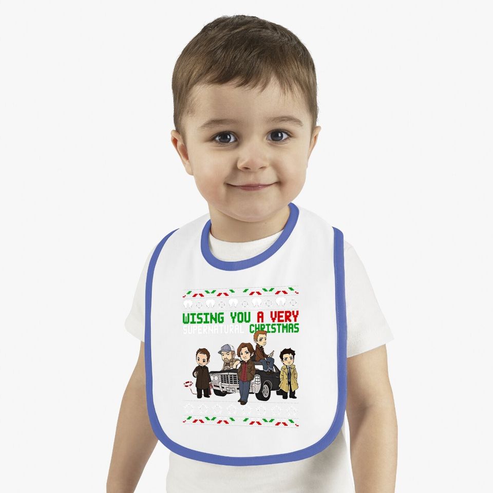 Supernatural Christmas Baby Bib
