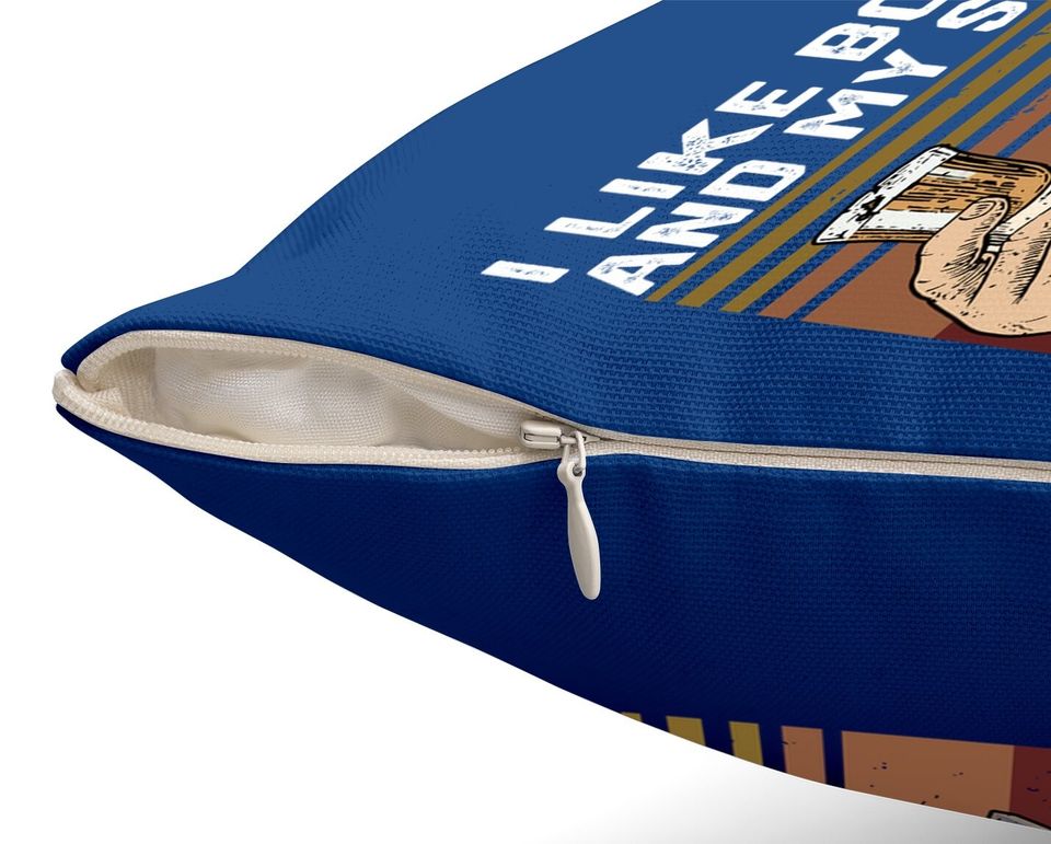 Drinking Throw Pillow I Like Bourbon And My Smoker And Maybe 3 People