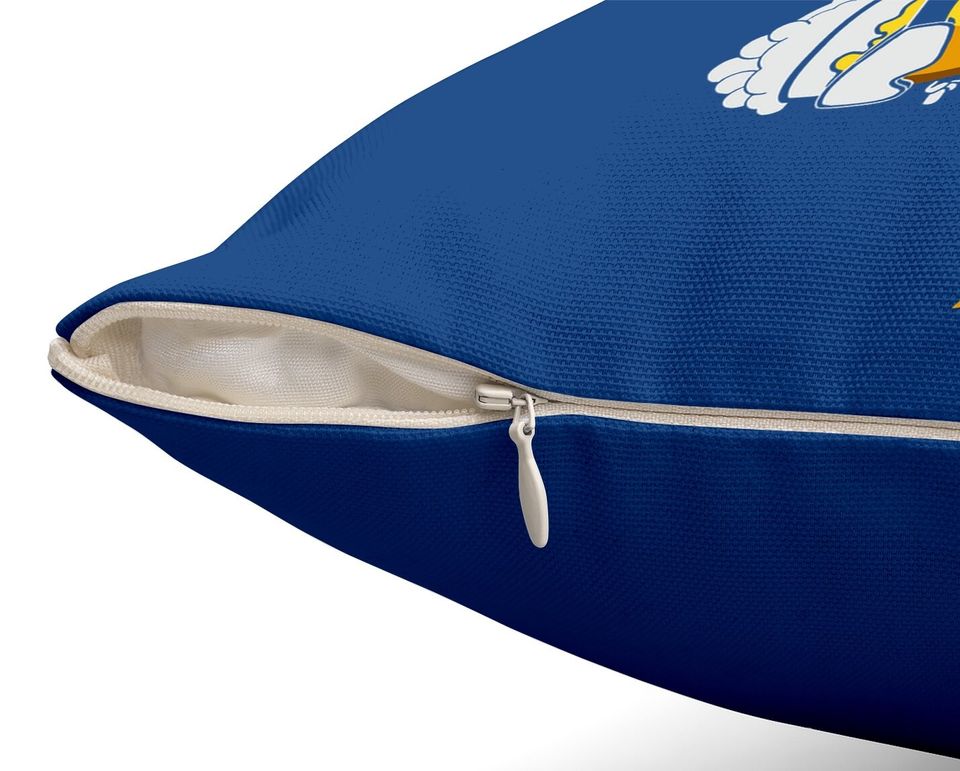 Brewski Skiing Beer Throw Pillow