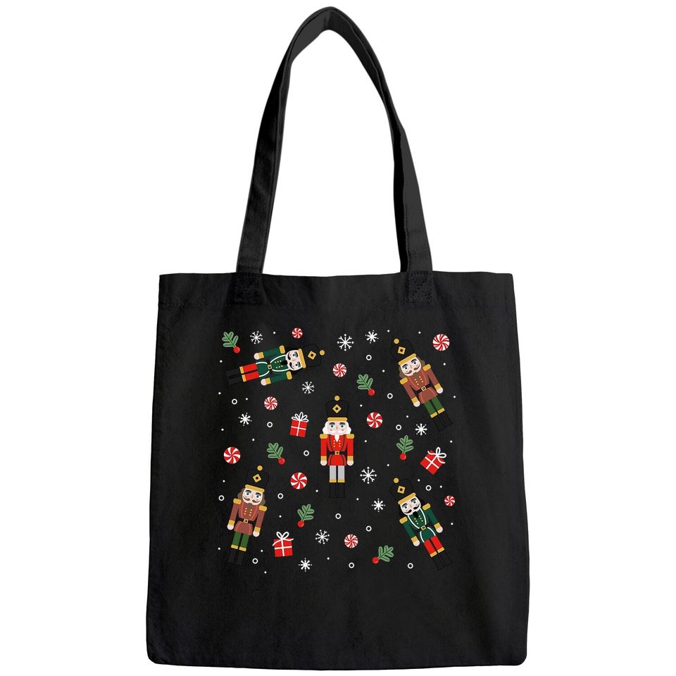 Merry Christmas Nutcrackers Cute Soldiers Pattern Classic Bags