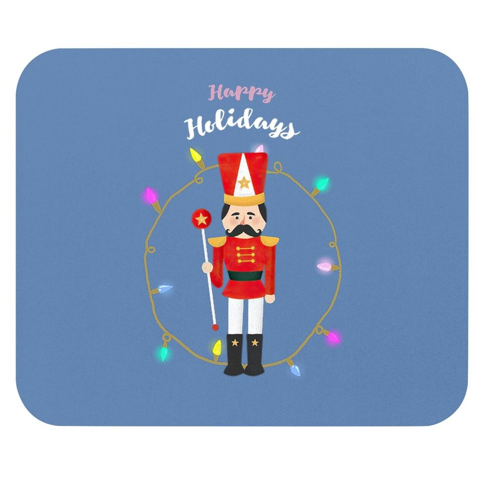 Christmas Nutcracker Solider Happy Holiday Classic Mouse Pads