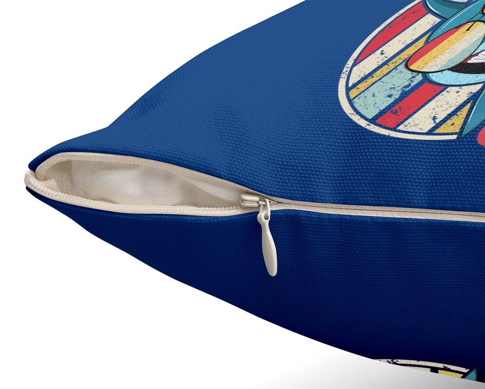 Grandpa Shark Throw Pillow, Gift For Grandad Throw Pillow