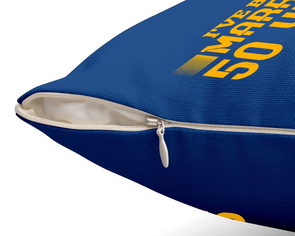 50 Year Anniversary Gift 50th Wedding Married Throw Pillow