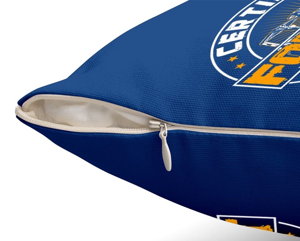 Certified Forklift Operator Funny Forklift Driver Premium Throw Pillow