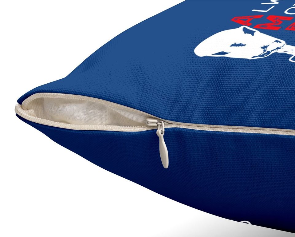 Always Motivated And Perseveres - Amputee Throw Pillow