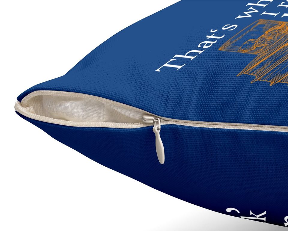 That's What I Do, Book Lover And Bourbon Drinker Gift Throw Pillow