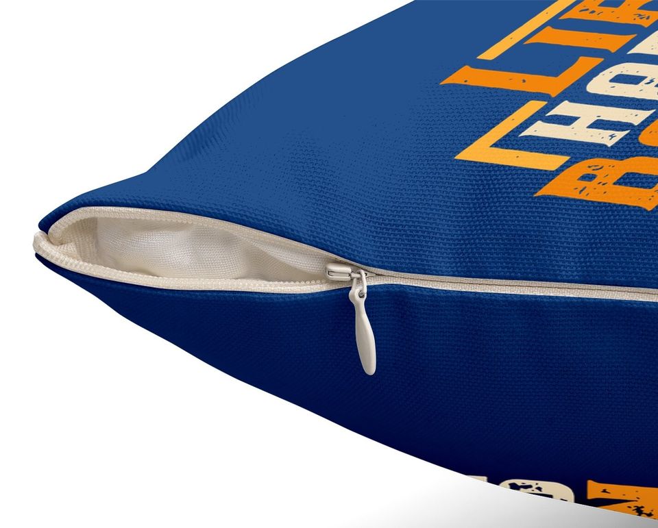 Life Happens Bourbon Helps Funny Whiskey Drinking Gift Throw Pillow