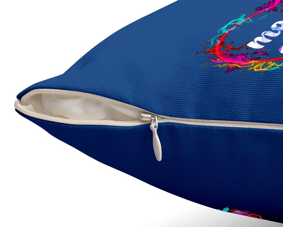 Cute Medical Assistant Colorful Stethoscope Heart Throw Pillow