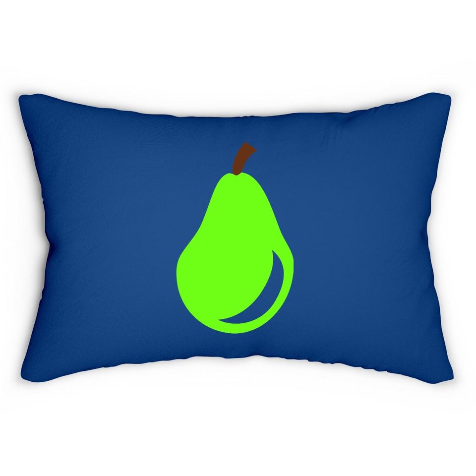 Green Pear Lumbar Pillow