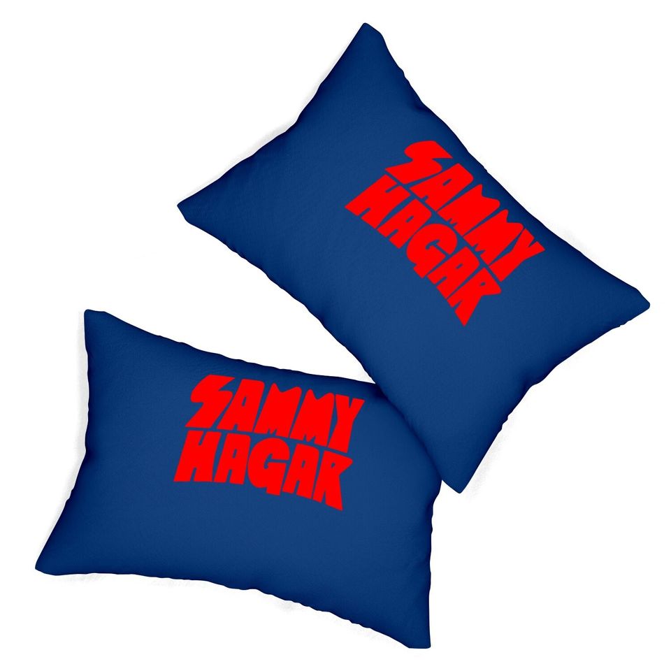 Katrina M Vaughn Samm Short Sleeve Lumbar Pillow,sammy Hagar Logo,large