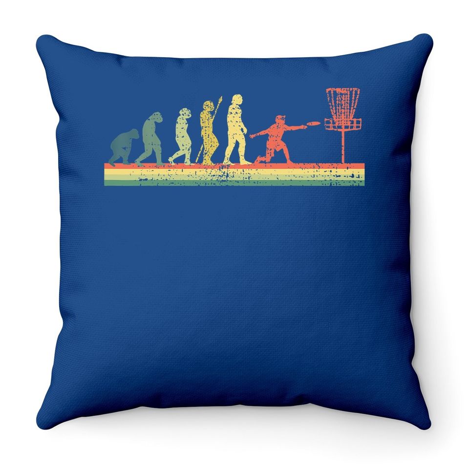 Disc Golf Funny Sports Gift Throw Pillow