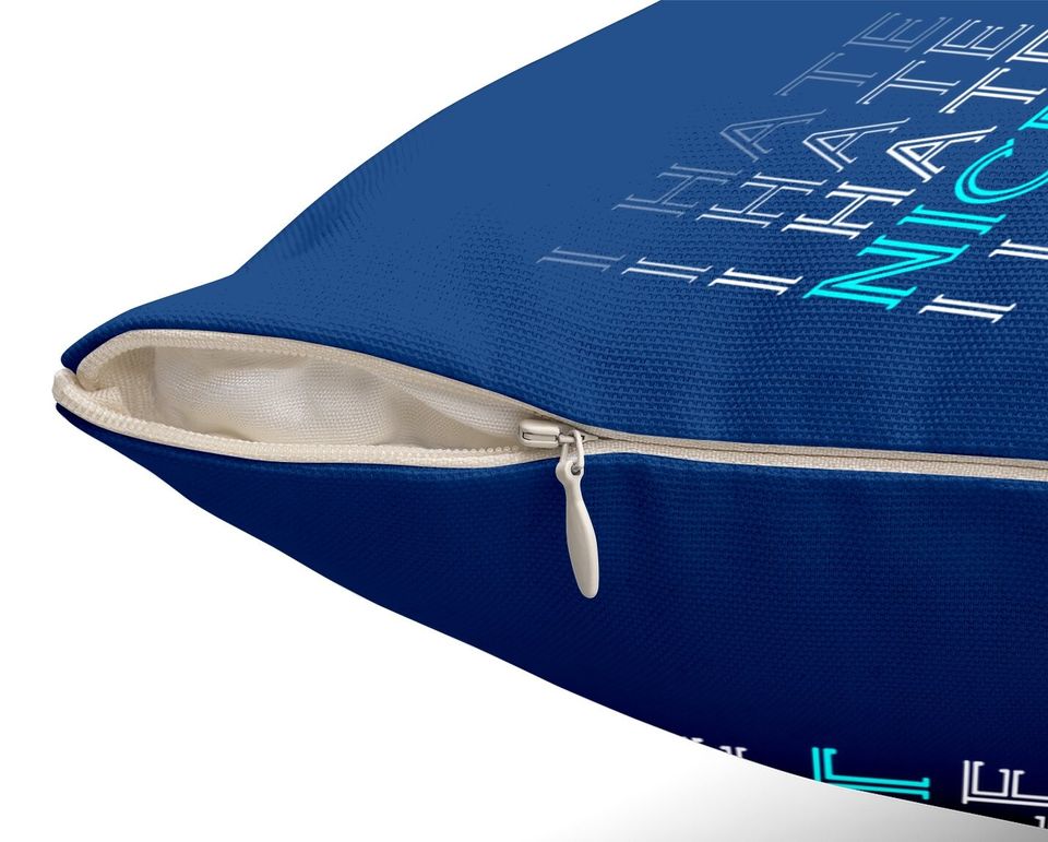 I Hate Golf I Hate Golf I Hate Golf Nice Shot I Love Golf Throw Pillow