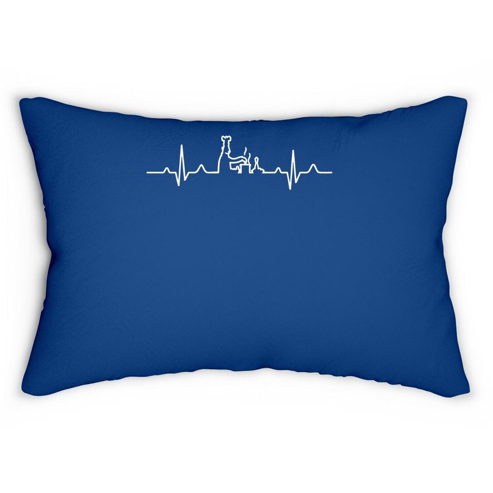 Cooking Heartbeat, Cooking Lumbar Pillow, Chef Gift, Cooking Gift, Culinary Lumbar Pillow
