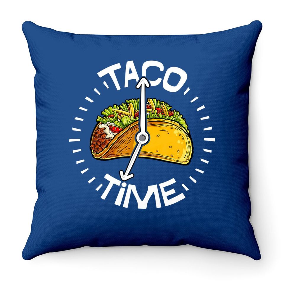 Taco Time Throw Pillow Cinco De Mayo Boys Tacos Throw Pillow