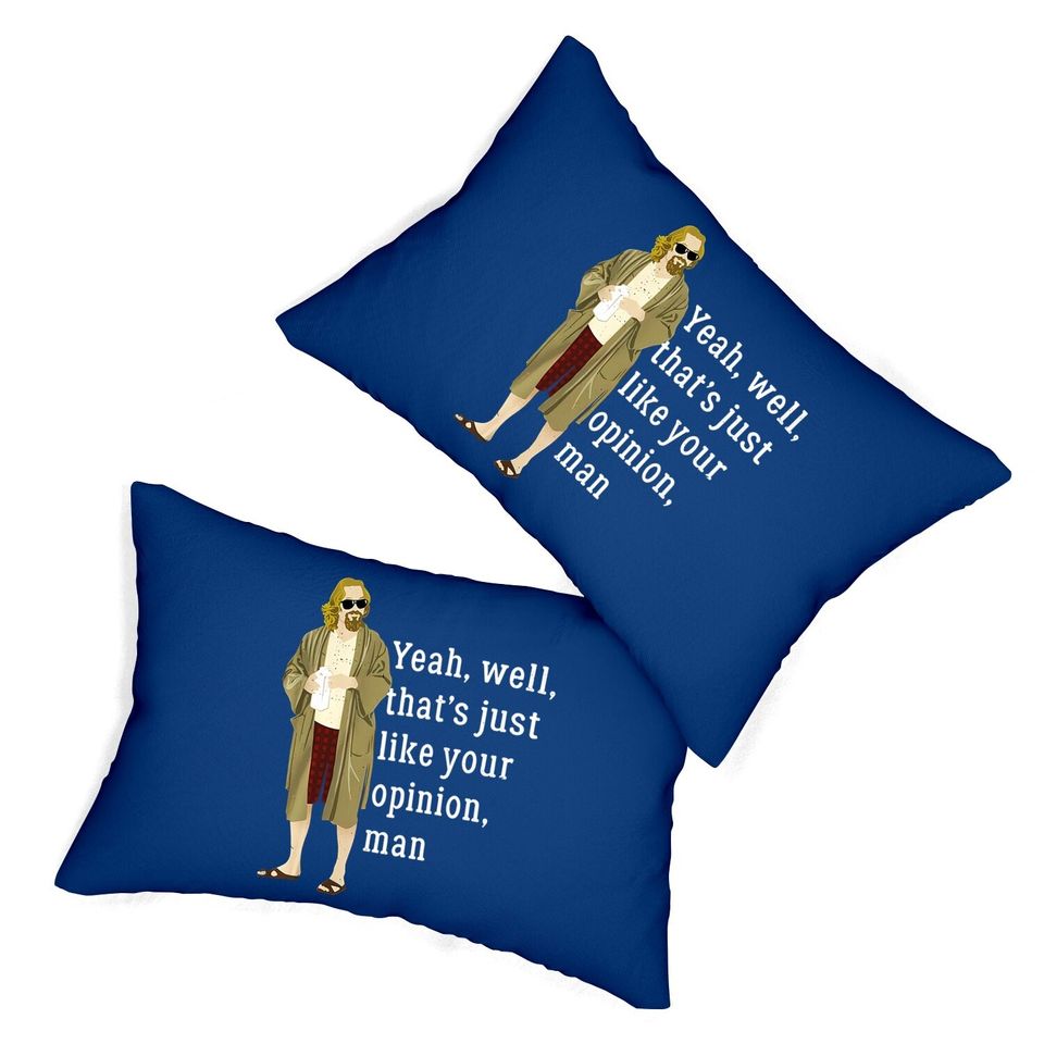 The Big Lebowski The Dude Yeah Lumbar Pillow