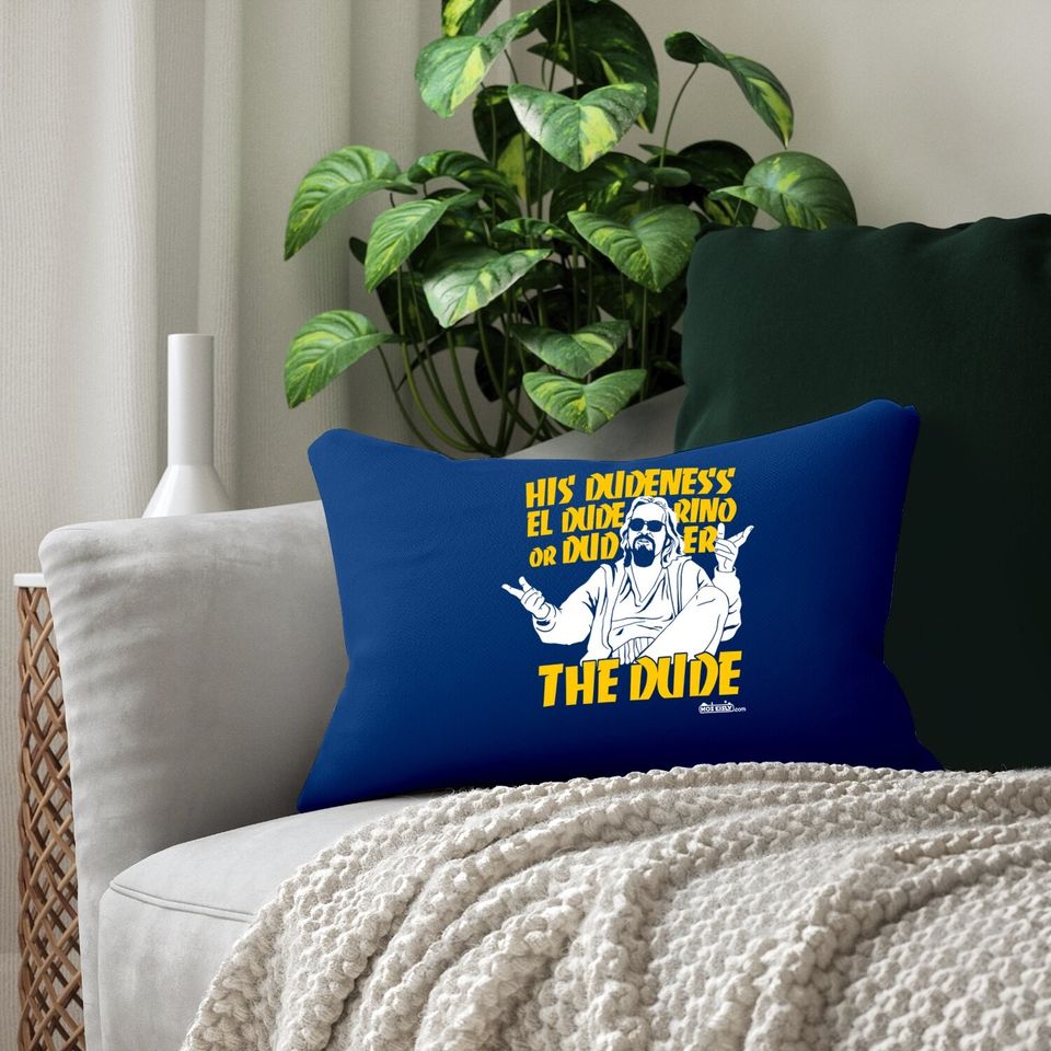 The Big Lebowski The Dude  lumbar Pillow