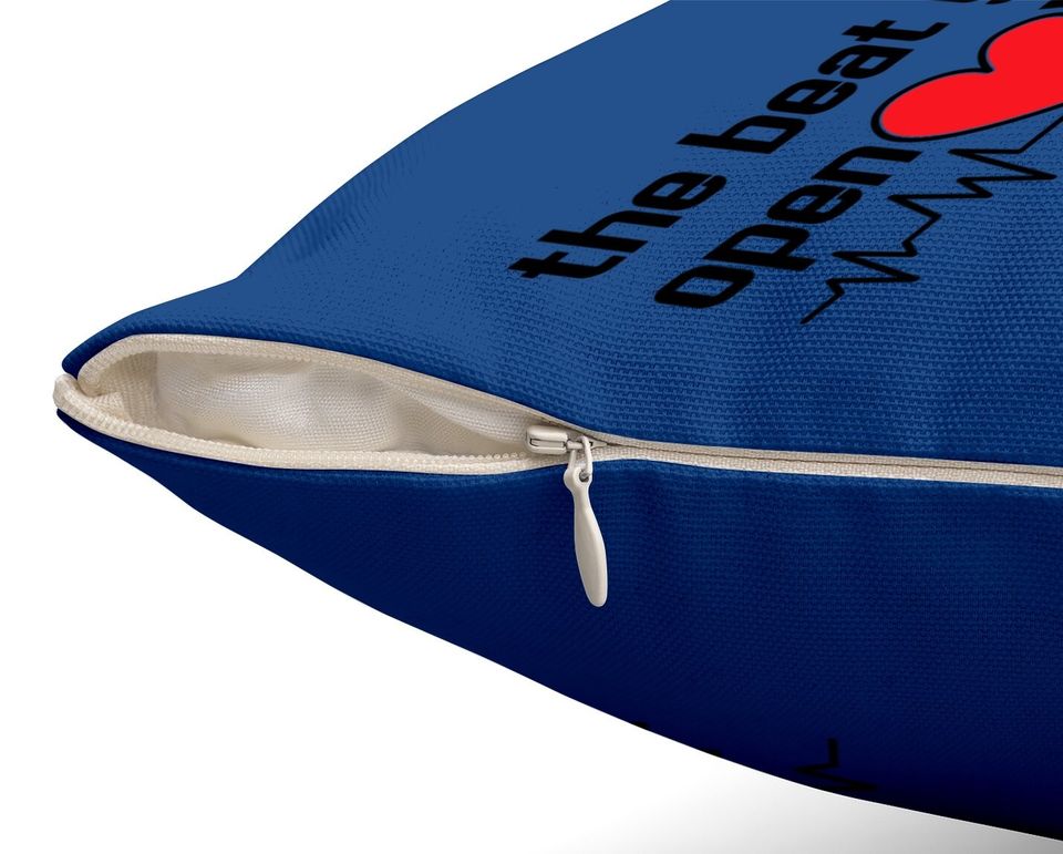 Post Heart Surgery Throw Pillow Open Heart Warrior