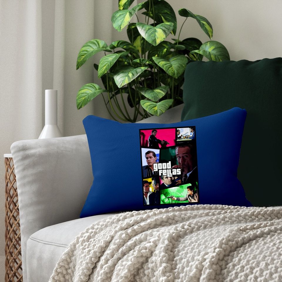 Goodfellas Poster Version Gta Lumbar Pillow