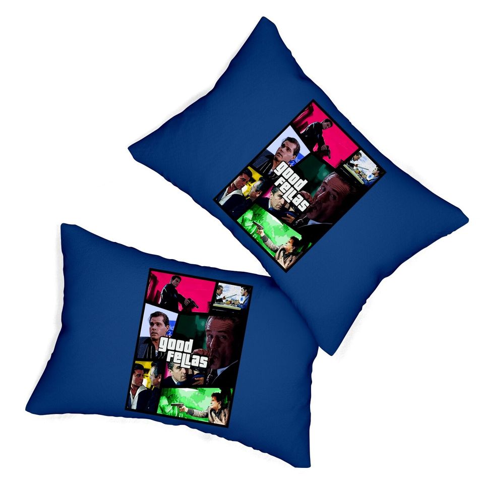 Goodfellas Poster Version Gta Lumbar Pillow