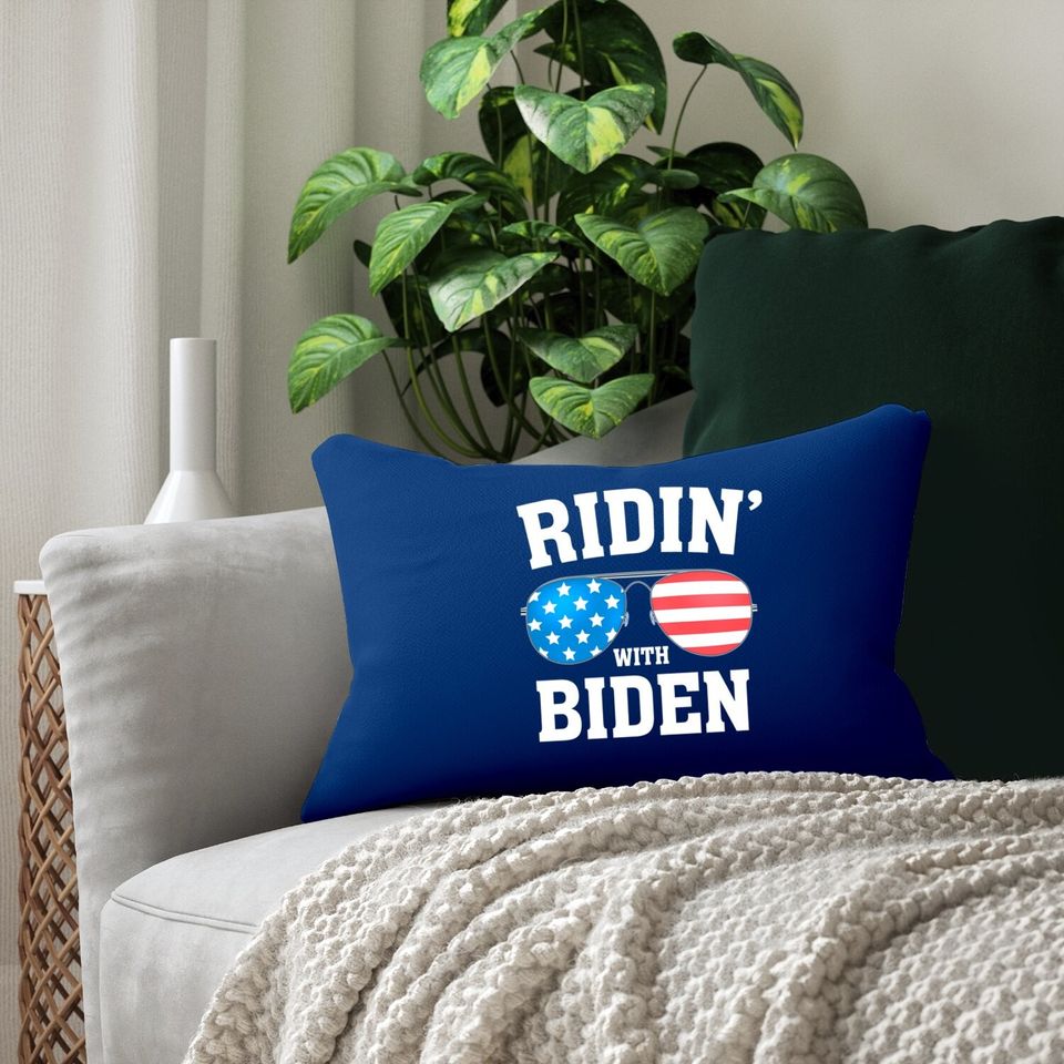 Joe Biden Kamala Harris 2020 - Ridin' With - Liberal Lumbar Pillow