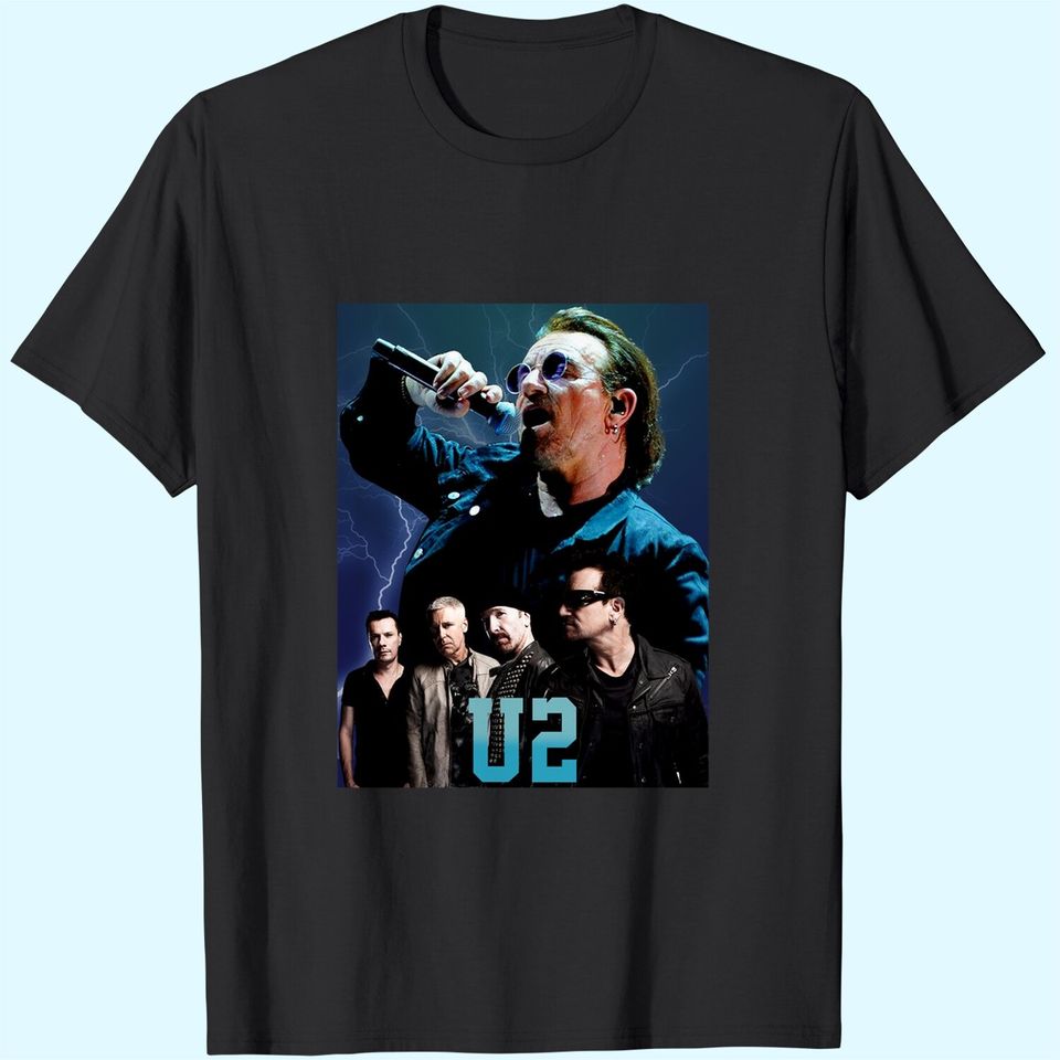 Vintage Style U2 Rock Tshirt
