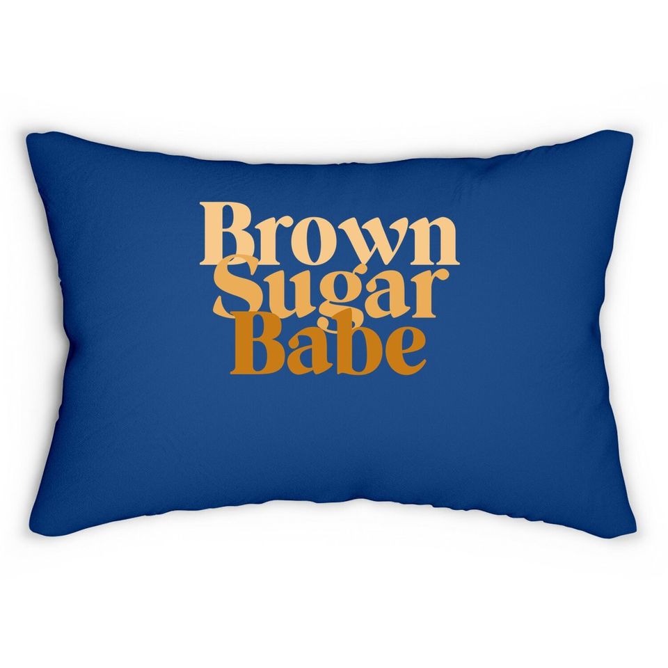 Brown Sugar Babe Proud Black Tafrican Pride Lumbar Pillow