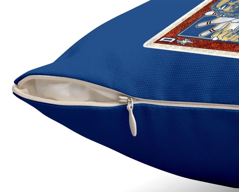 The Big Lebowski The Dude Abides Playing Card Throw Pillow