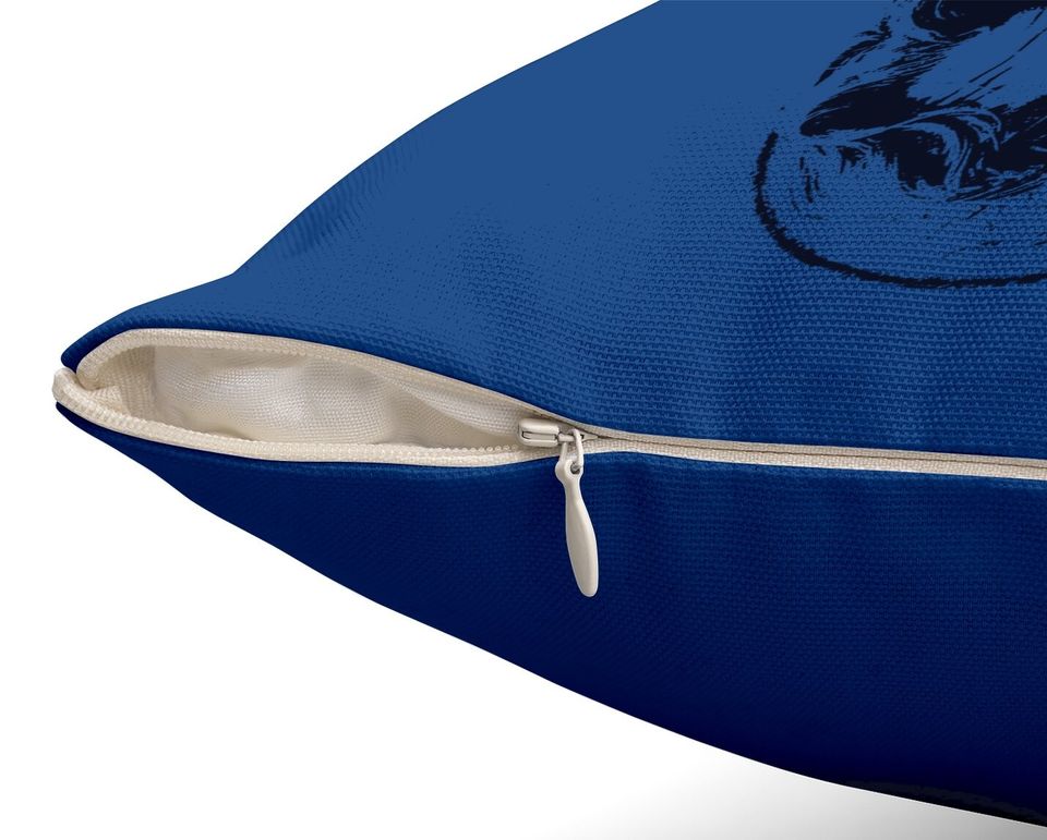 The Big Lebowski The Dude Abides Classic Circle Logo Throw Pillow