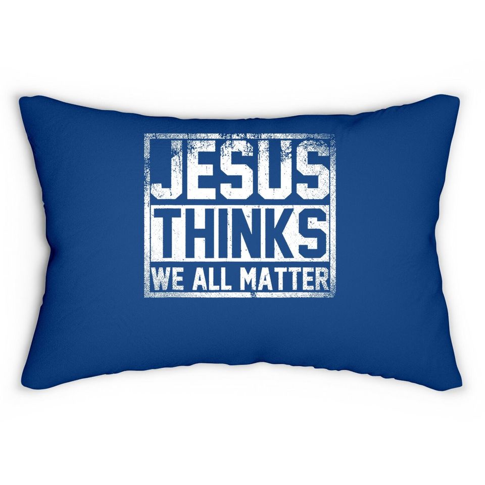 Religious Christian Gift Faith Jesus Lumbar Pillow