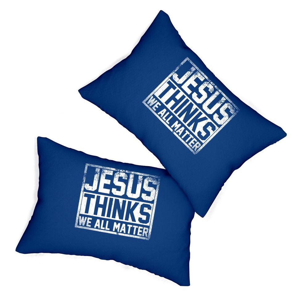Religious Christian Gift Faith Jesus Lumbar Pillow