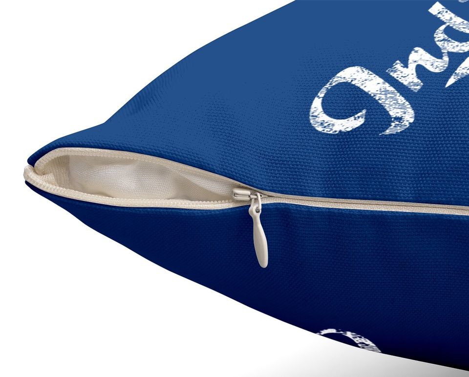 Indians Mascot Throw Pillow Vintage Sports Name Throw Pillow Design