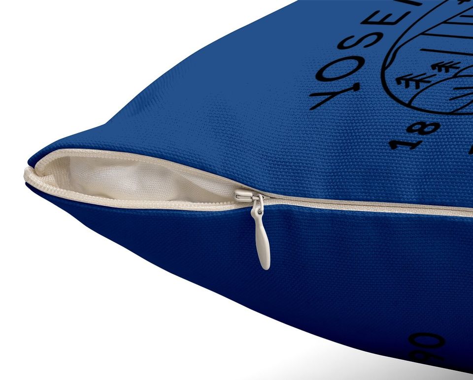 Yosemite National Park 1890 California Throw Pillow