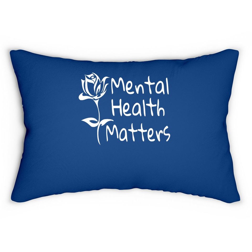 Mental Health Matters Mental Awareness 12 Step Recovery Lumbar Pillow