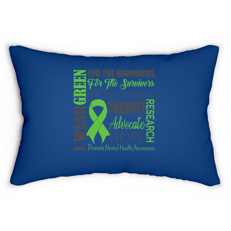 Mental Health Matters Awareness Lumbar Pillow