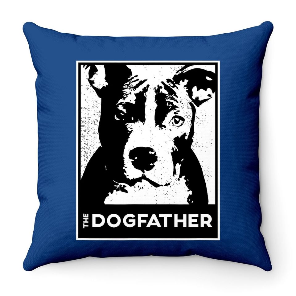 Pit Bull Terrier The Dog Throw Pillow