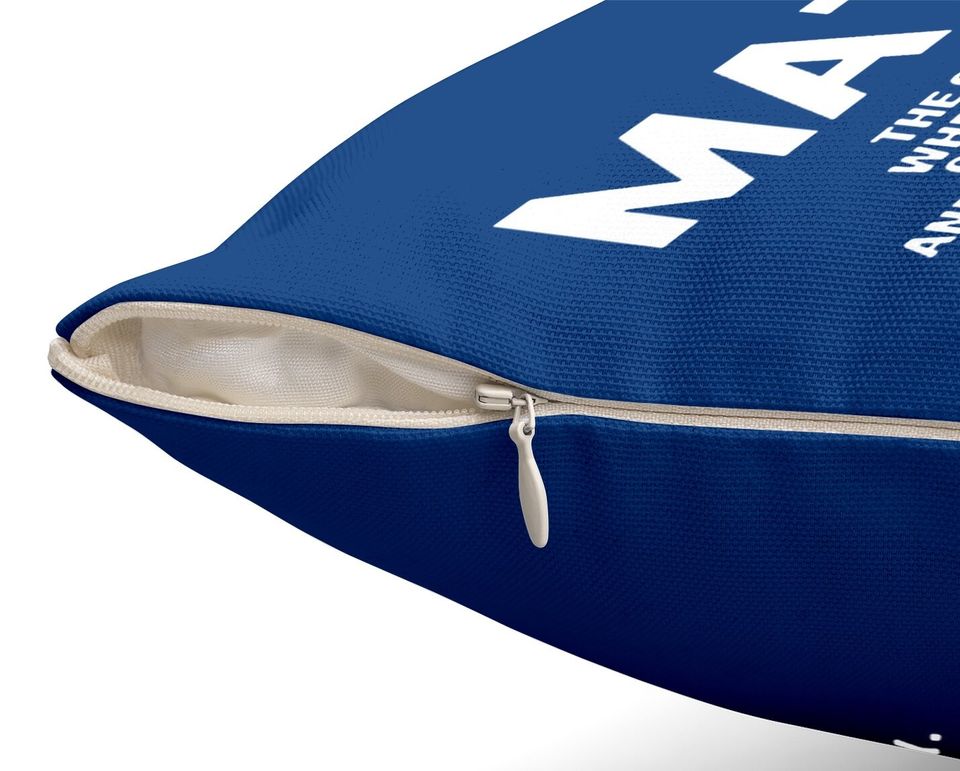 Math Blackmyth Throw Pillow