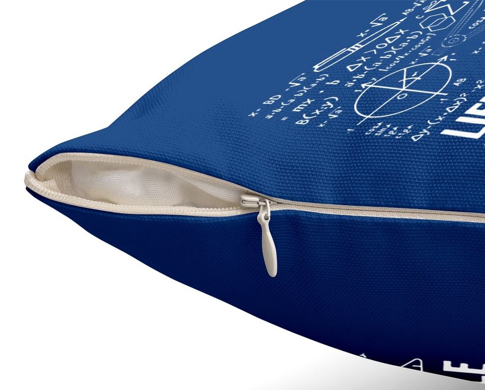 Math I Wish Life Was As Simple As Calculus Throw Pillow