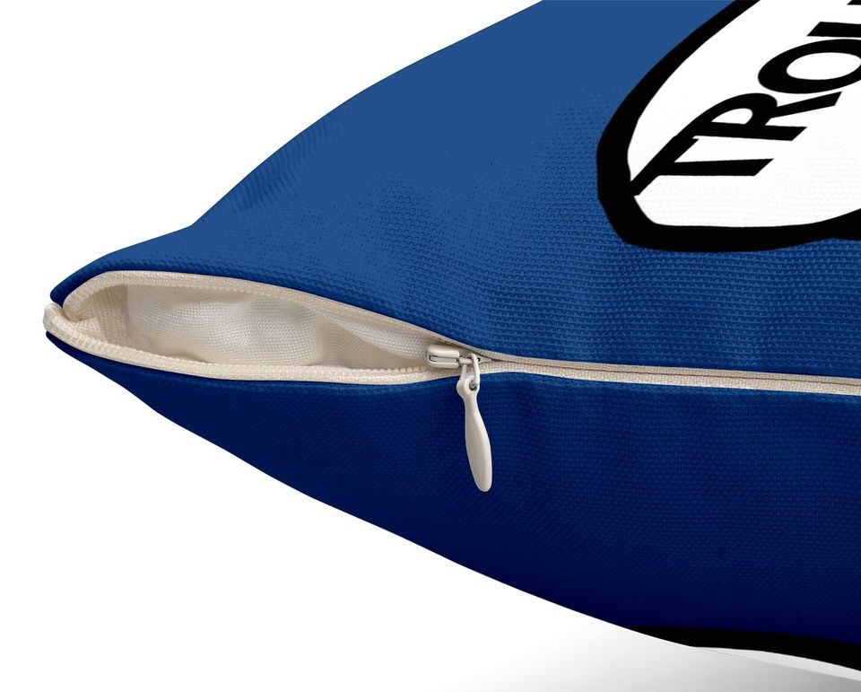 Trouble 2  matching Group Trouble Throw Pillow